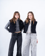 Quilted Button-Up Vest