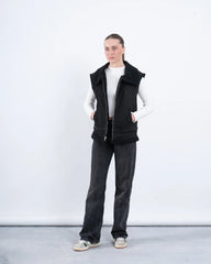 Double-Face Suede & Teddy Vest - Venti