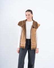 Double-Face Suede & Teddy Vest - Venti