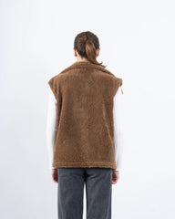 Double-Face Suede & Teddy Vest - Venti