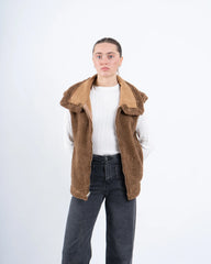 Double-Face Suede & Teddy Vest - Venti