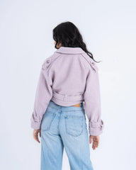 Wool Cropped Trench Jacket - Venti