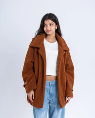 Oversized Teddy Jacket - Venti