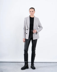 Double-Breasted Wool Blend Blazer - Venti