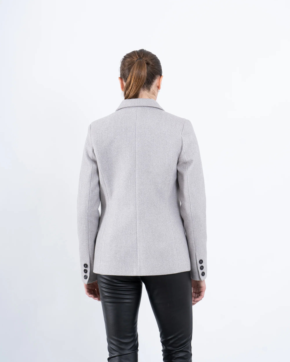 Double-Breasted Wool Blend Blazer - Venti