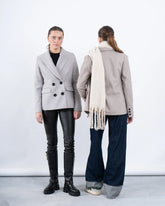 Double-Breasted Wool Blend Blazer - Venti