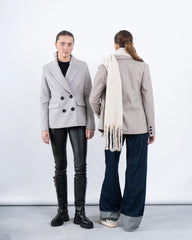 Double-Breasted Wool Blend Blazer - Venti