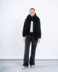 Black Embellished Nylon Jacket - Venti