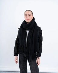 Black Embellished Nylon Jacket - Venti