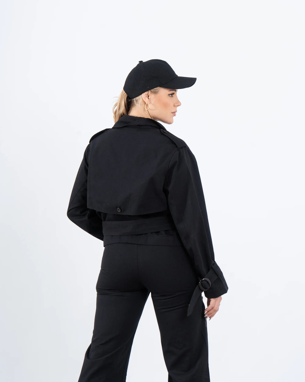 Cropped Trench Jacket - Venti