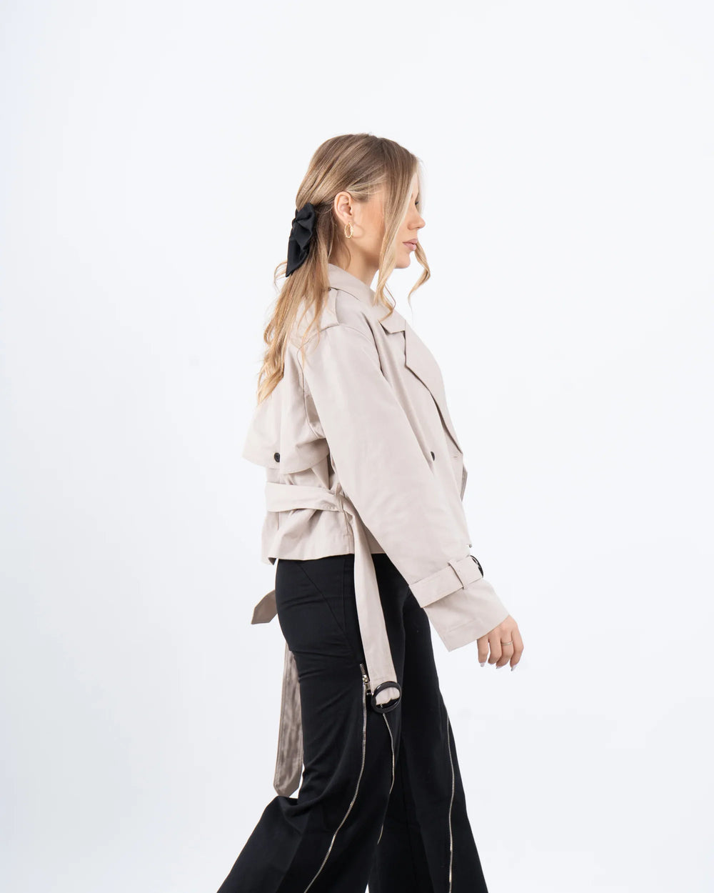 Cropped Trench Jacket - Venti
