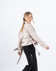 Cropped Trench Jacket - Venti