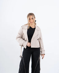Cropped Trench Jacket - Venti