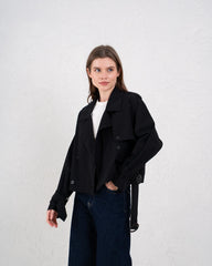 Cropped Trench Coat - Venti