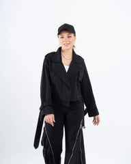 Cropped Trench Jacket - Venti