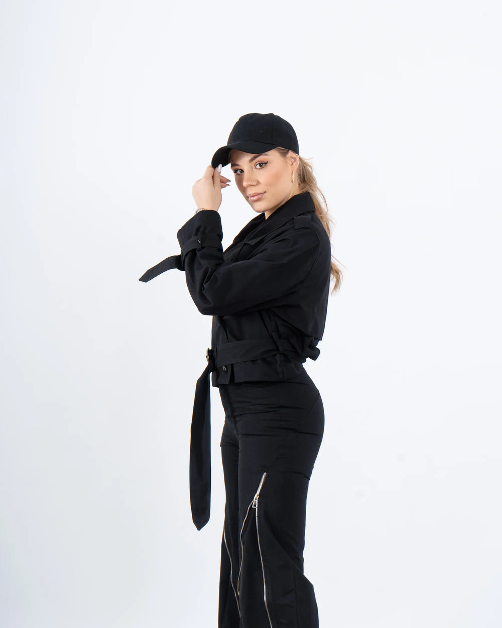 Cropped Trench Jacket - Venti