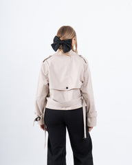 Cropped Trench Jacket
