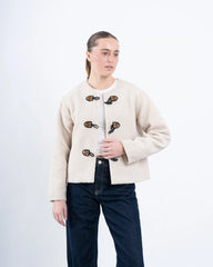 Toggle-Button Teddy Jacket - Venti