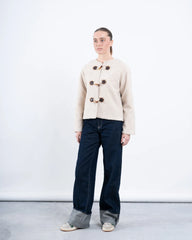 Toggle-Button Teddy Jacket - Venti