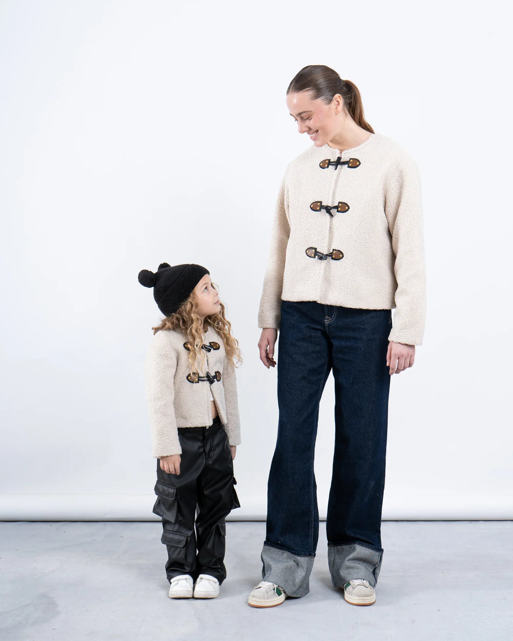 Toggle-Button Teddy Jacket - Venti