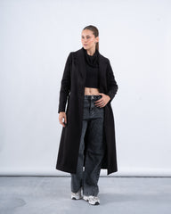 Essential Wool-Blend Long Coat