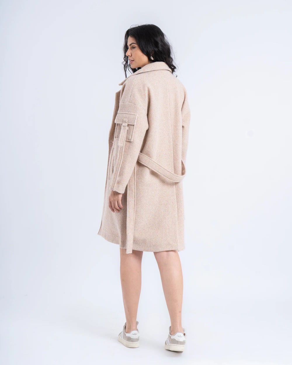 Longline Wool Coat - Venti