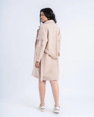 Longline Wool Coat - Venti