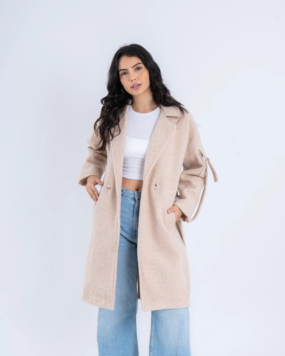 Longline Wool Coat - Venti