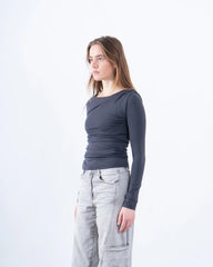 Draped Criss Cross Essential Top - Venti