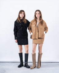 Oversized Suede Shirt