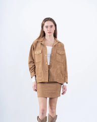 Oversized Suede Shirt - Venti