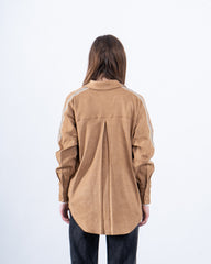 Suede Shirt With Detail