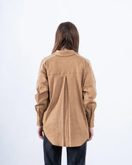 Suede Shirt With Detail - Venti