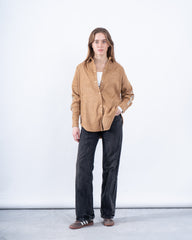 Suede Shirt With Detail