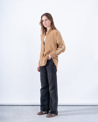 Suede Shirt With Detail