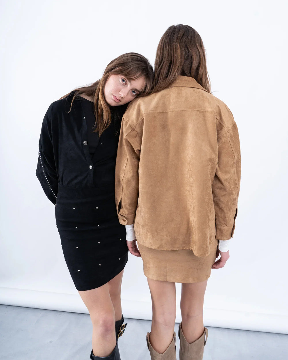 Suede Shirt With Detail - Venti