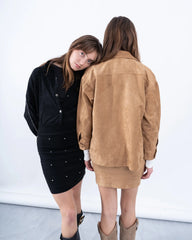 Suede Shirt With Detail - Venti