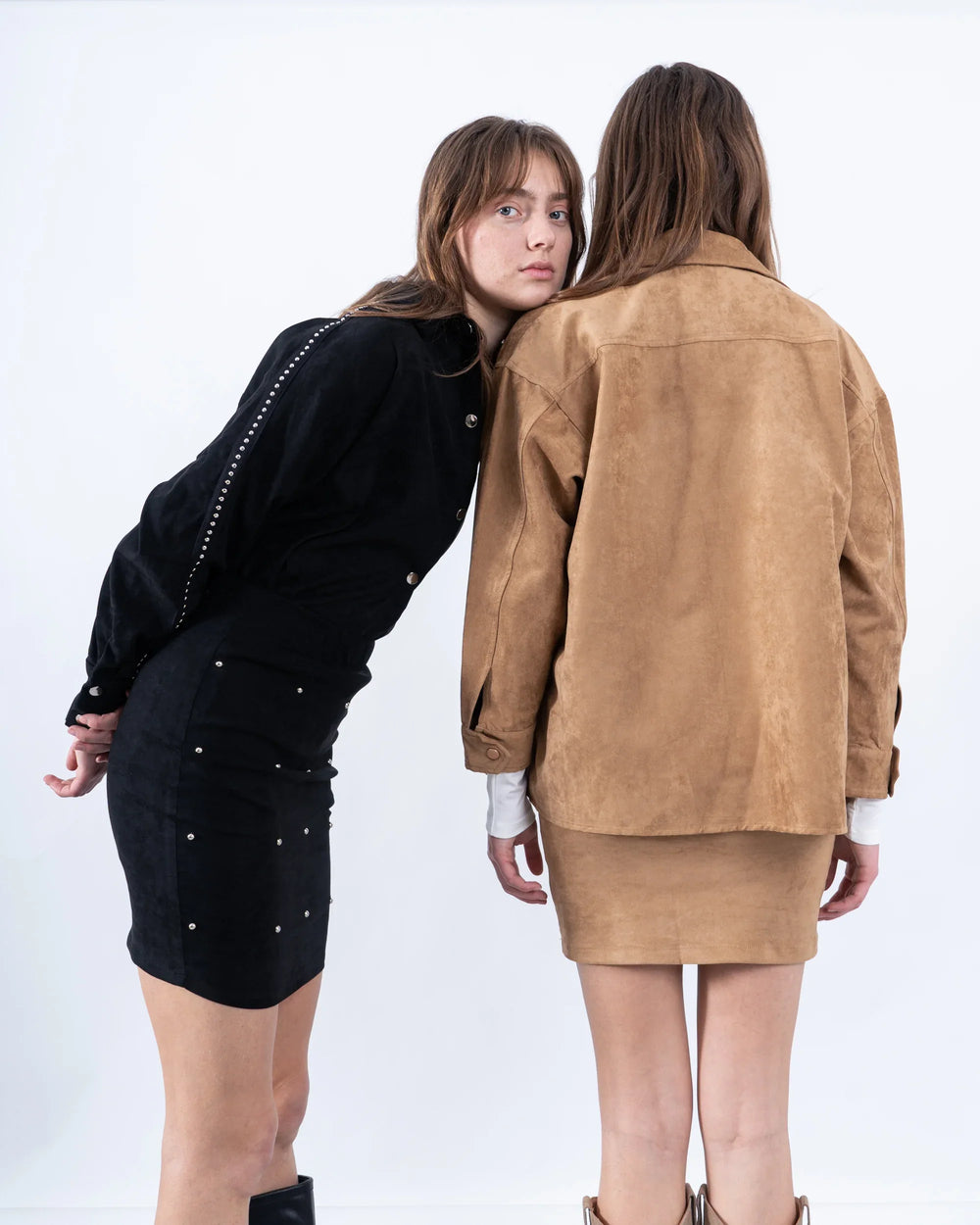 Suede Shirt With Detail - Venti