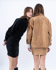 Suede Shirt With Detail - Venti