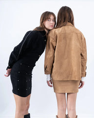 Suede Shirt With Detail - Venti