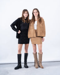 Suede Shirt With Detail