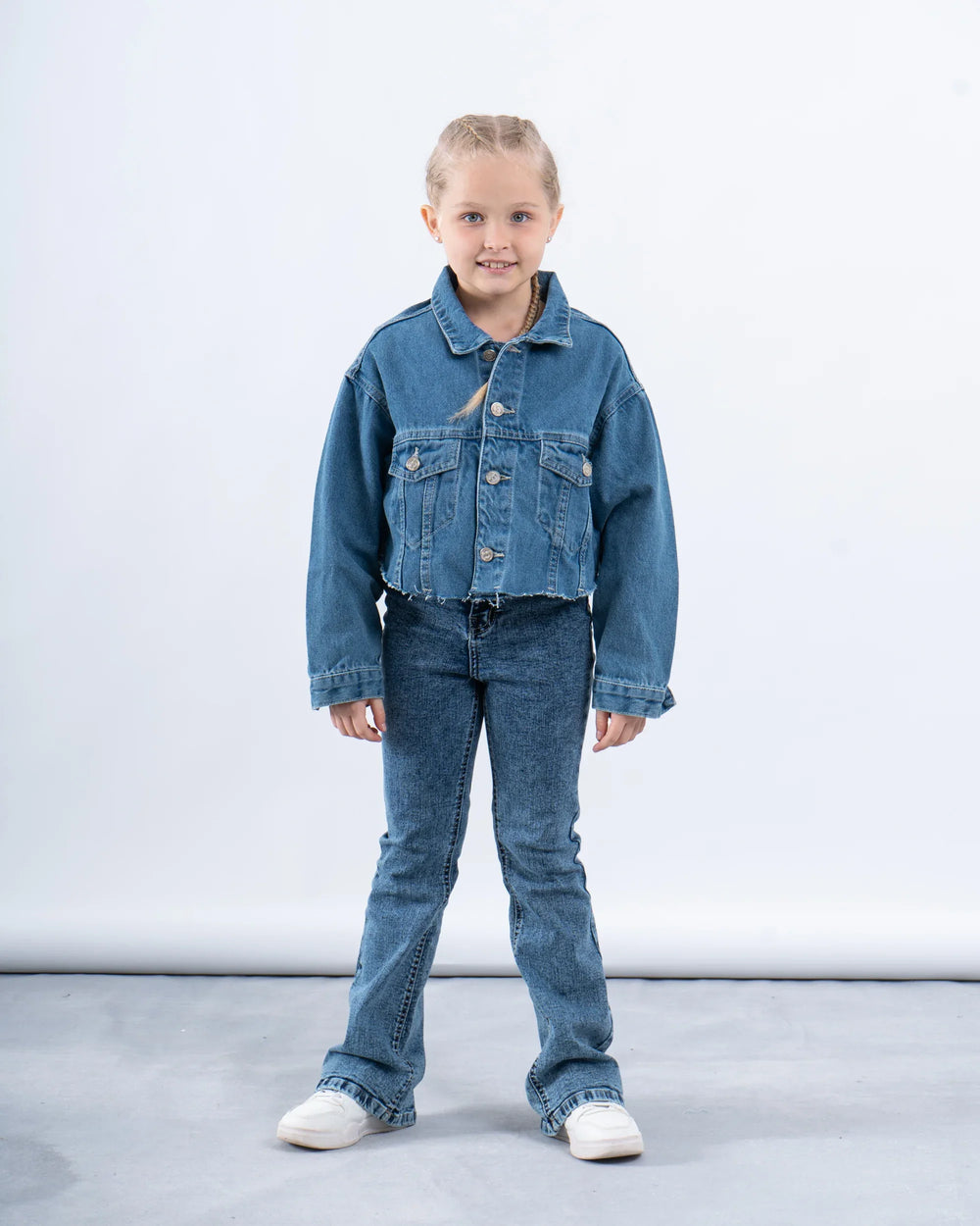 High-Rise Flared Denim Pants - Venti