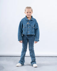 High-Rise Flared Denim Pants - Venti