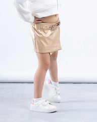 Leather Belted Skort - Venti