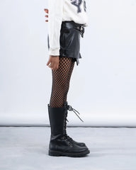 Leather Belted Skort - Venti