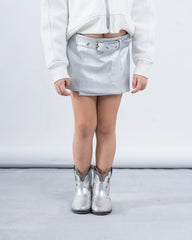 Leather Belted Skort - Venti