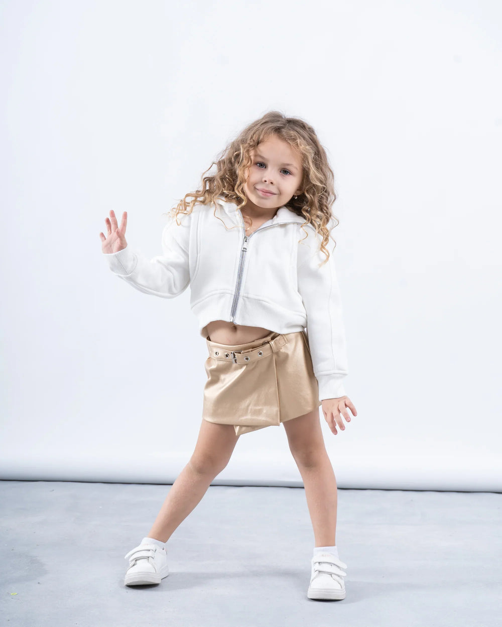 Leather Belted Skort - Venti