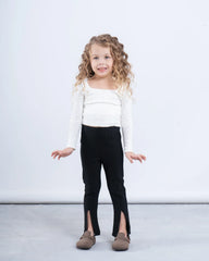 Front Slit Leggings - Venti
