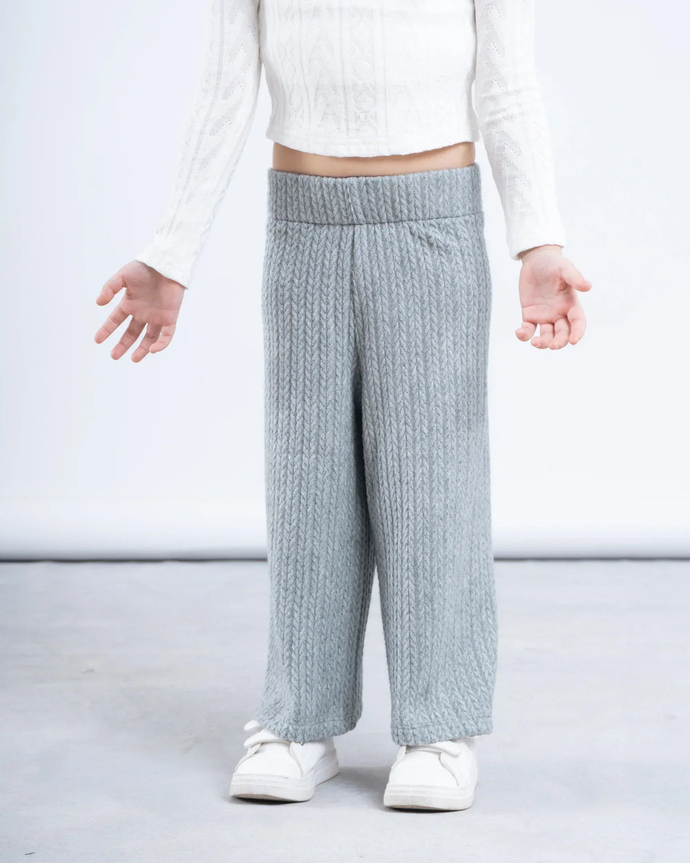 Wide Leg Knit Pants - Venti