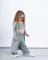 Wide Leg Knit Pants - Venti